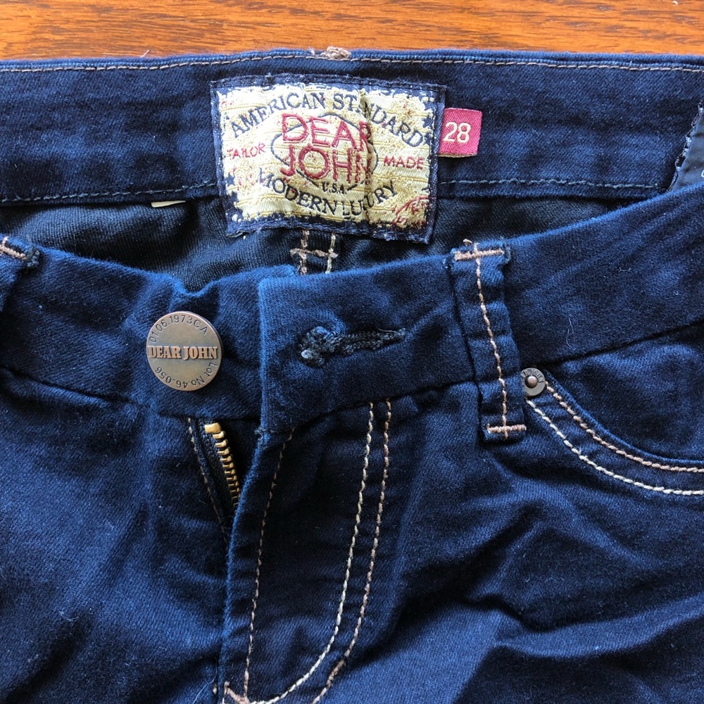 Dear John Dark Wash Jeggings - Picture 2 of 4